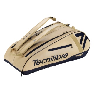 Tecnifibre Tennis Racket Bag Tour Endurance (Racket Bag, 2 Main Compartments, Shoe Compartment) 2025 Sand 12 Pack